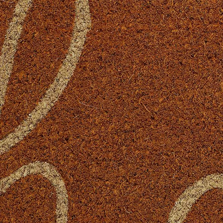 Doormats-Kirklands Home Pumpkin Spice Hello Doormat Orange