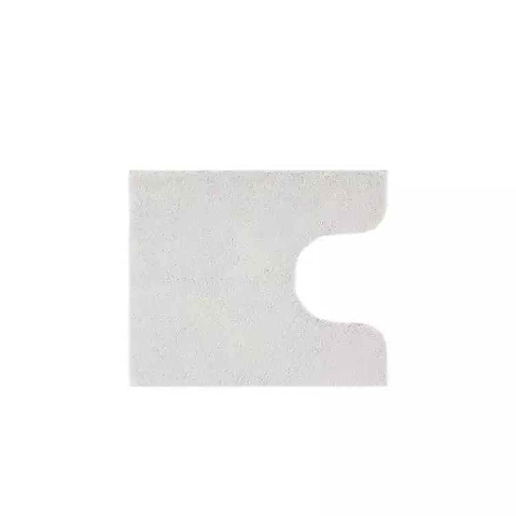 Bathroom Rugs-Kirklands Home Taupe Marshmallow Contour Bath Mat, 24 in. Ivory