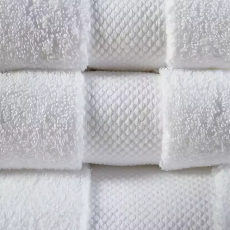 Bath Towels-Kirklands Home 6-pc. Cotton Bath Towel Set White