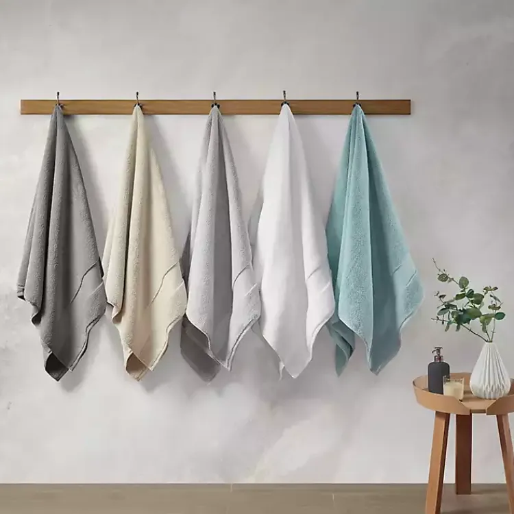 Bath Towels-Kirklands Home 6-pc. Cotton Bath Towel Set White