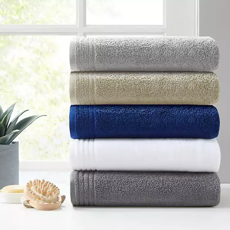 Bath Towels-Kirklands Home Taupe 12-pc. Cotton Quick Dry Bath Towel Set Tan