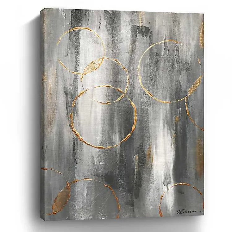 Canvas Art-Kirklands Home Gray Matter Abstract Canvas Art Print