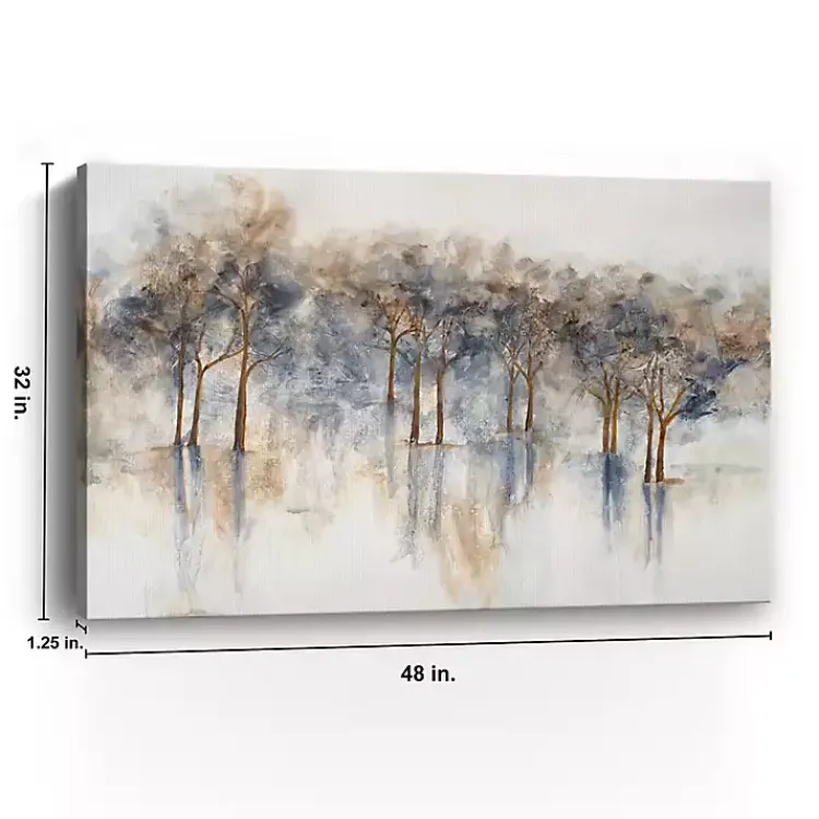 Canvas Art-Kirklands Home Misty Woods I Abstract Canvas Art Print