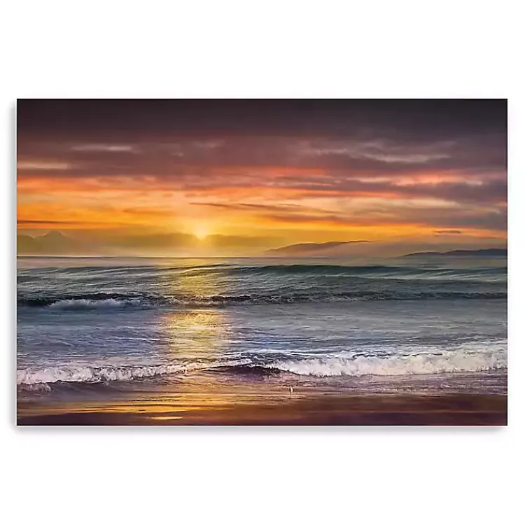 Canvas Art-Kirklands Home Sundown Descanso Beach Canvas Art Print, 60x40 in.