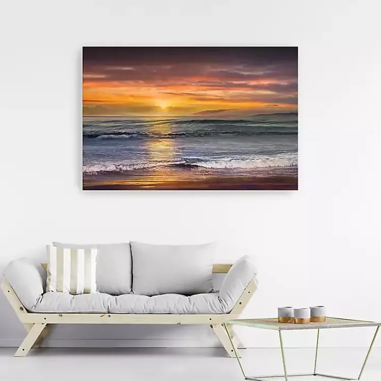 Canvas Art-Kirklands Home Sundown Descanso Beach Canvas Art Print, 60x40 in.