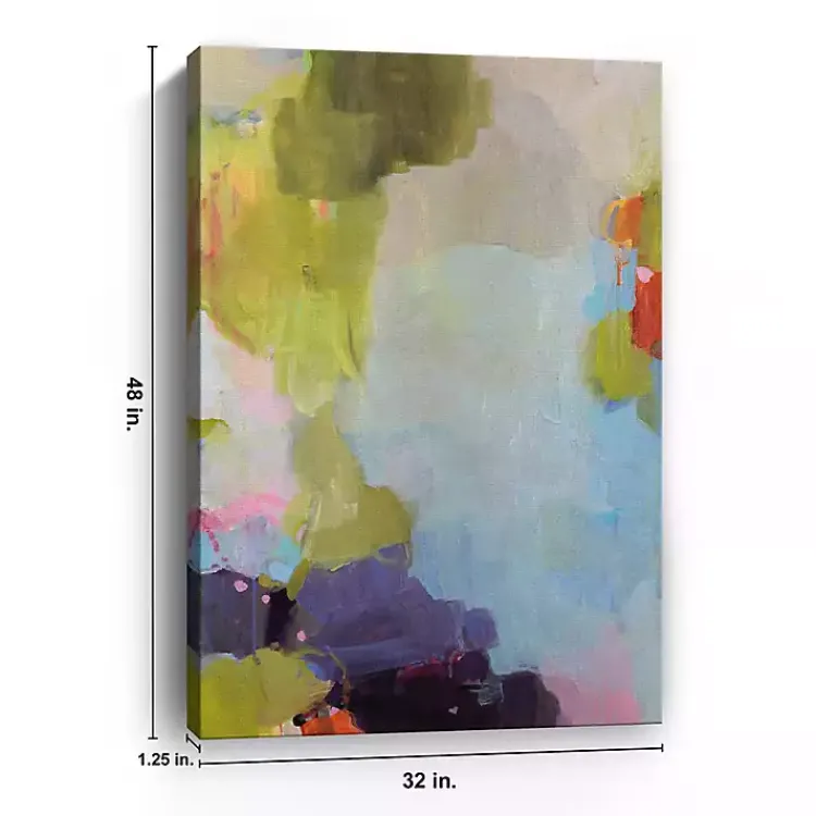 Canvas Art-Kirklands Home Velvet Skies Abstract Giclee Canvas Art Print Multi