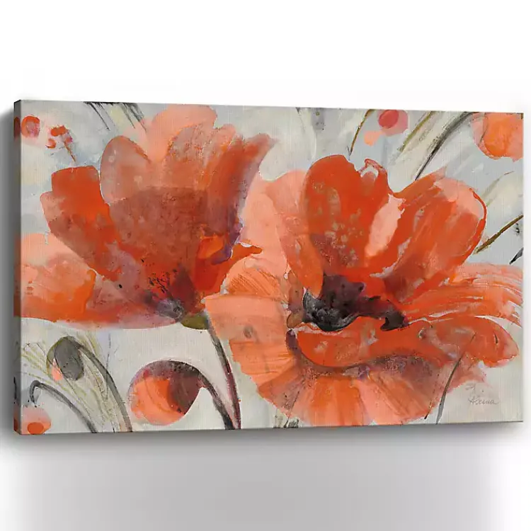 Canvas Art-Kirklands Home Popping Poppies Canvas Art Print, 48x32 in.