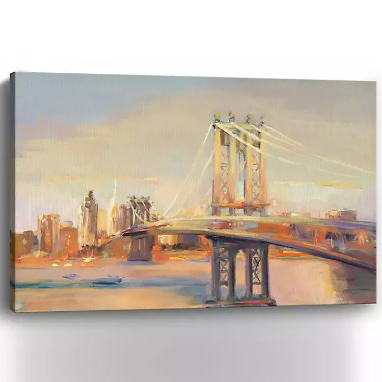 Canvas Art-Kirklands Home Manhattan Sunrise Canvas Art Print, 60x40 in.