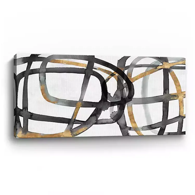 Canvas Art-Kirklands Home Many Ways Abstract Canvas Art Print, 60x30 in.