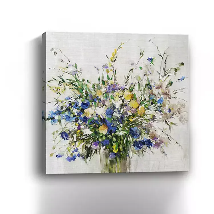 Canvas Art-Kirklands Home Wild Grown Bouquet Canvas Art Print, 40x40 in.