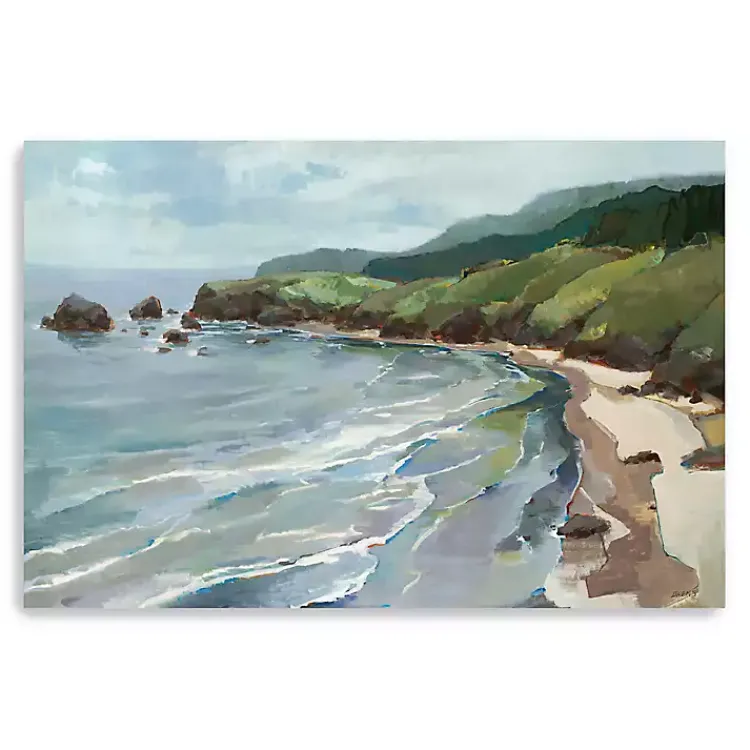Canvas Art-Kirklands Home Seaside Cliffs Giclee Canvas Art Print, 60x40 in.