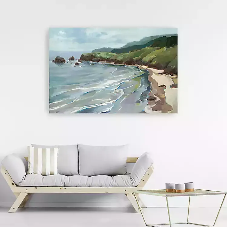 Canvas Art-Kirklands Home Seaside Cliffs Giclee Canvas Art Print, 60x40 in.