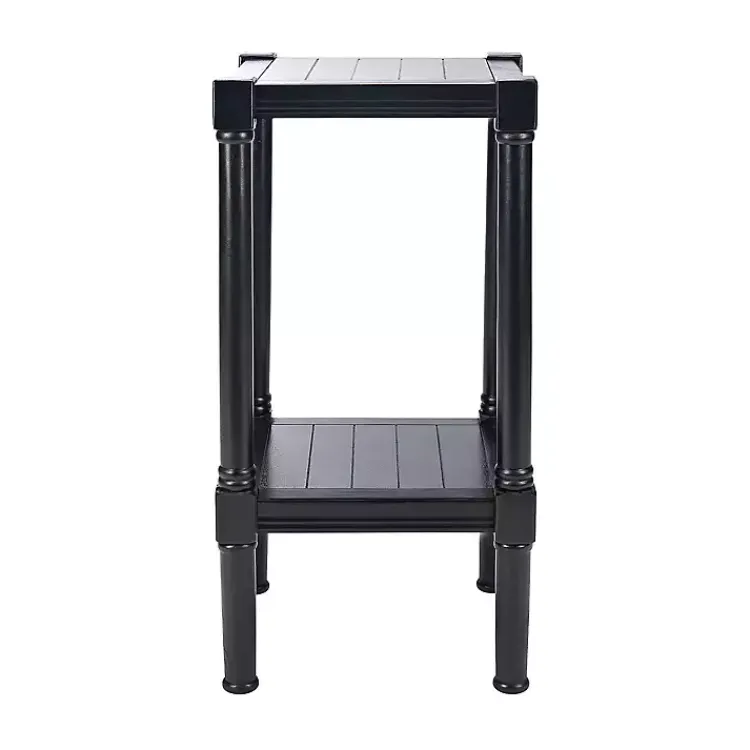 Accent & End Tables-Kirklands Home Landry Carved Legs Accent Table Black