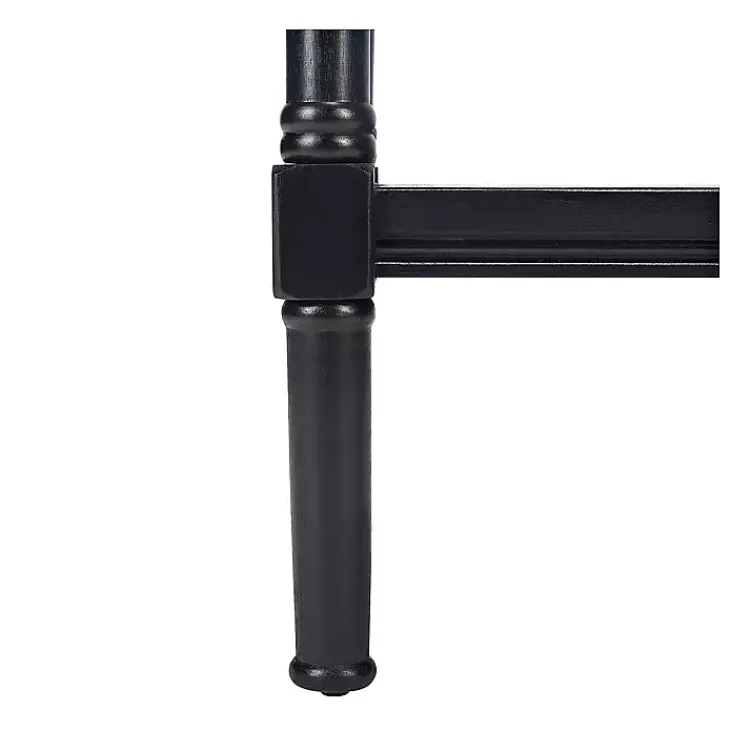 Accent & End Tables-Kirklands Home Landry Carved Legs Accent Table Black