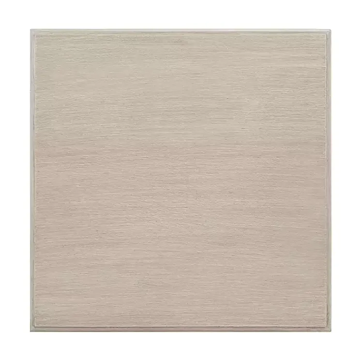 Accent & End Tables-Kirklands Home Tilley Beige Classic Square Accent Table Tan