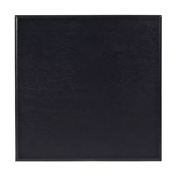 Accent & End Tables-Kirklands Home Classic Tegan Square Accent Table Black
