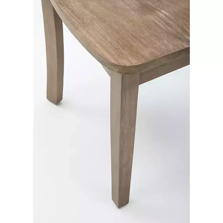 Dining Chairs-Kirklands Home Wire Brushed Natural Dining Chairs, Set of 2 Brown