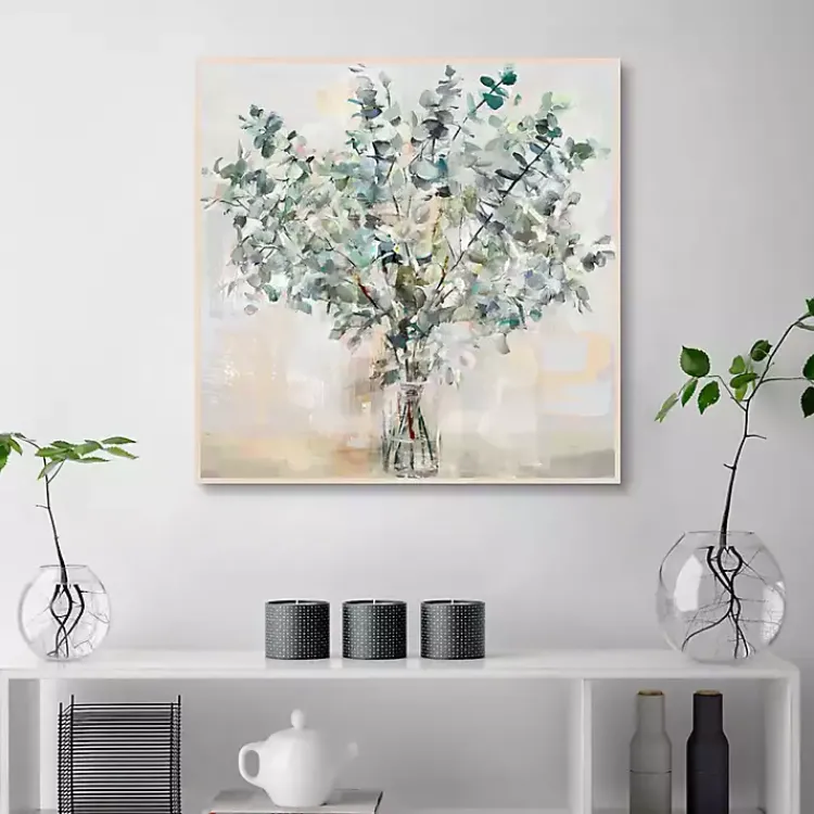 Canvas Art-Kirklands Home Essential s I Framed Canvas Print, 35x35 in. Green