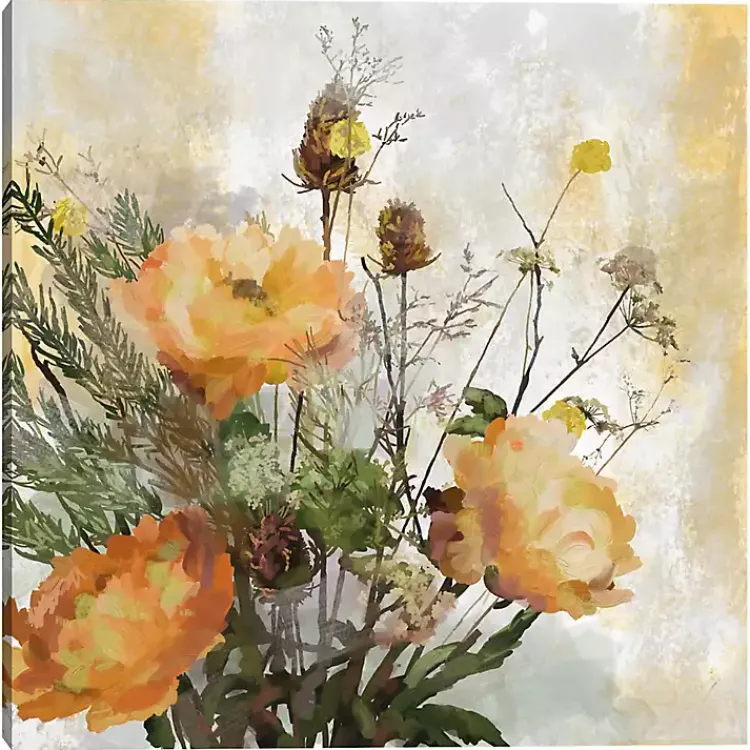 Canvas Art-Kirklands Home Pandora Canvas Art Print, 30x30 in. Orange