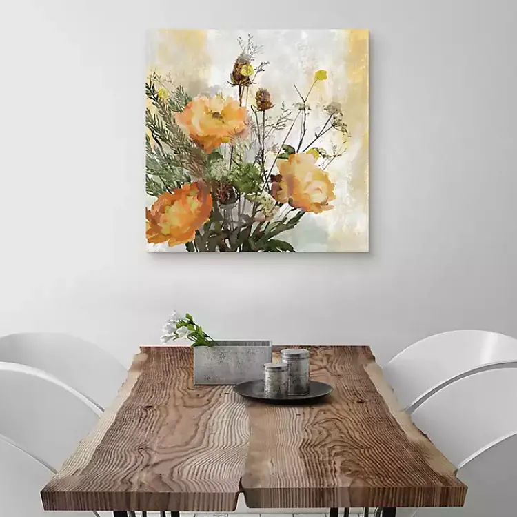 Canvas Art-Kirklands Home Pandora Canvas Art Print, 30x30 in. Orange
