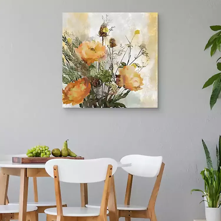 Canvas Art-Kirklands Home Pandora Canvas Art Print, 30x30 in. Orange