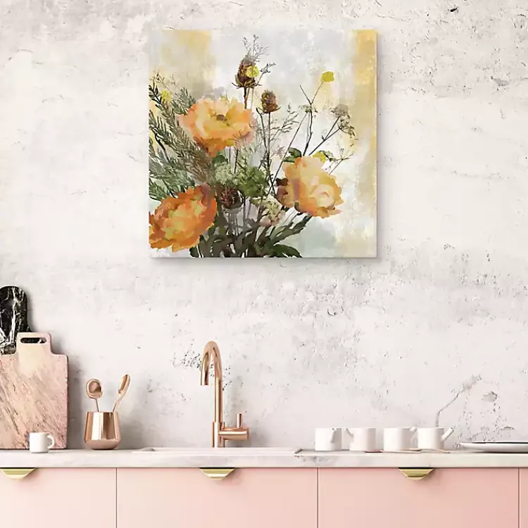 Canvas Art-Kirklands Home Pandora Canvas Art Print, 30x30 in. Orange