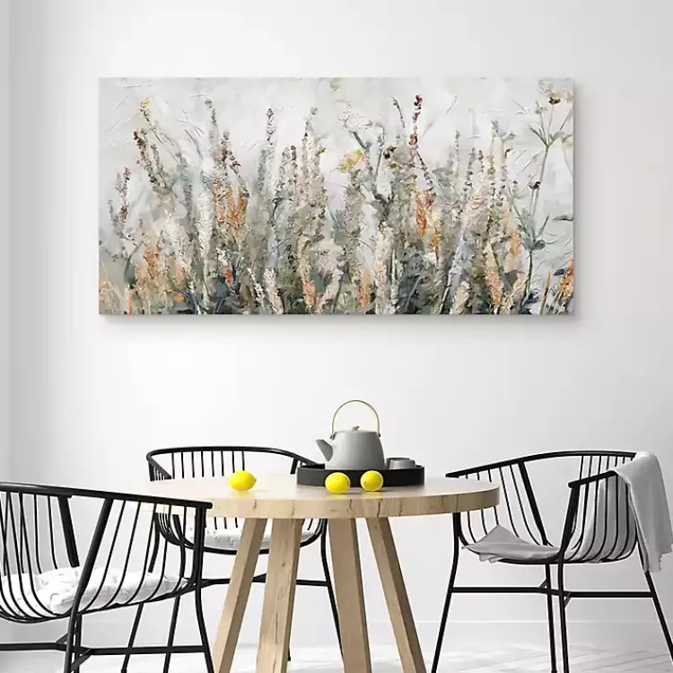 Canvas Art-Kirklands Home Autumn Breeze Canvas Art Print, 48x24 in. Gray
