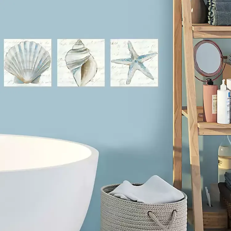 Canvas Art-Kirklands Home Ocean Treasures Canvas Art Prints, Set of 3