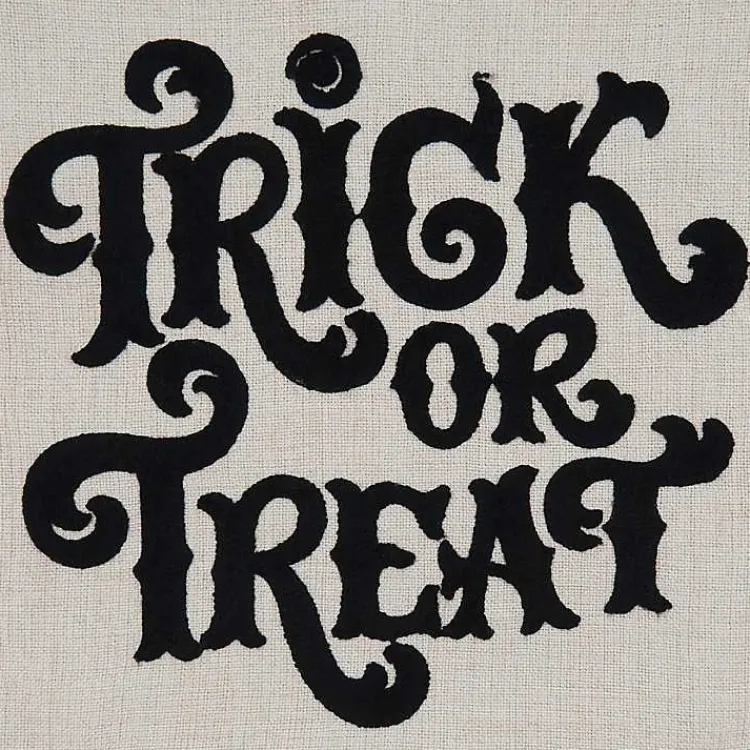 Table Linens-Kirklands Home Trick Or Treat Pom Pom Halloween Table Runner
