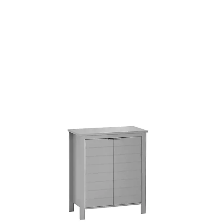 Bathroom Furniture-Kirklands Home 2-Door Floor Cabinet Gray