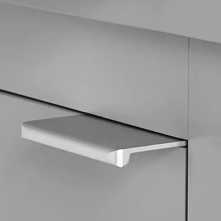 Bathroom Furniture-Kirklands Home 2-Door Floor Cabinet Gray