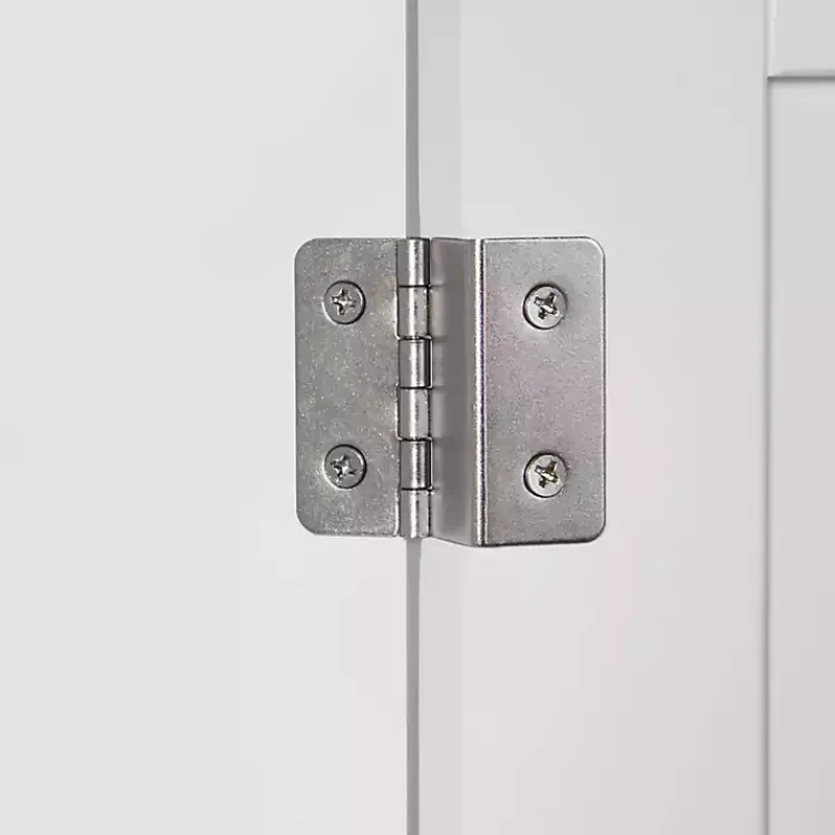 Cabinets & Sideboards-Kirklands Home Open Shelf Corner Cabinet White