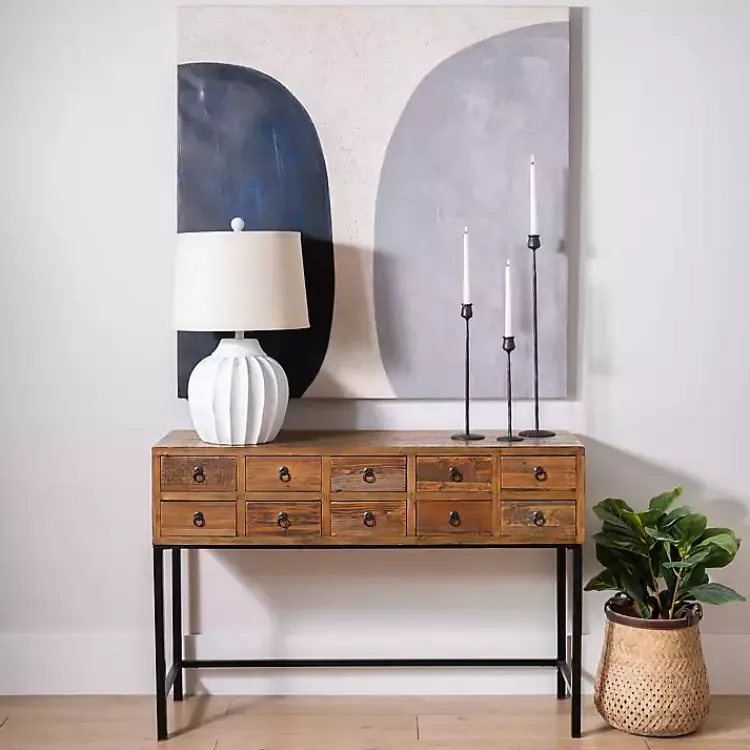 Console Tables-Kirklands Home Console Table with Keeping Drawers Brown