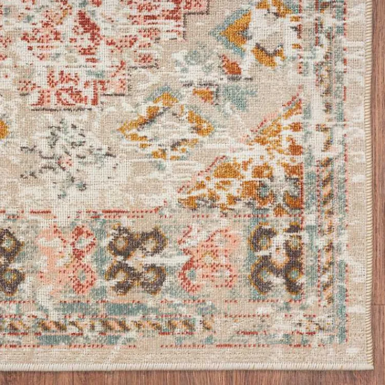 Outdoor Rugs-Kirklands Home Beige Southwestern Mosaic Outdoor Area Rug, 5x7
