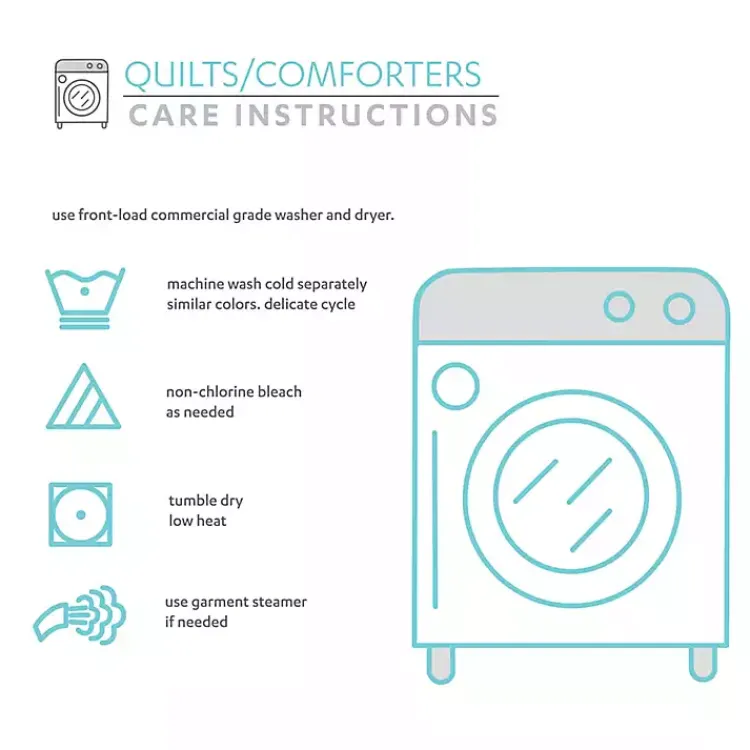 Comforters-Kirklands Home Navy Stripe 3-pc. Full/Queen Comforter Set