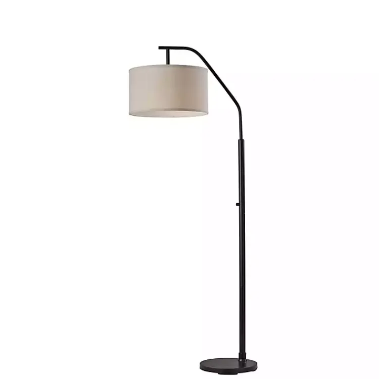 Floor Lamps-Kirklands Home Metal Arch Floor Lamp Black