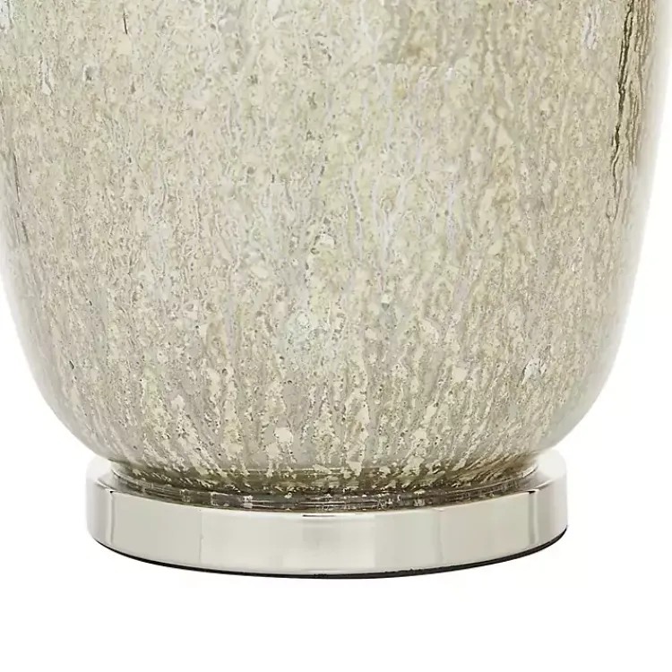Table Lamps-Kirklands Home Beige Marbled Mercury Glass Table Lamp Brown