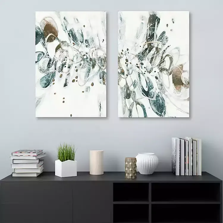 Canvas Art-Kirklands Home Shattered Glass Canvas Art Prints, Set of 2