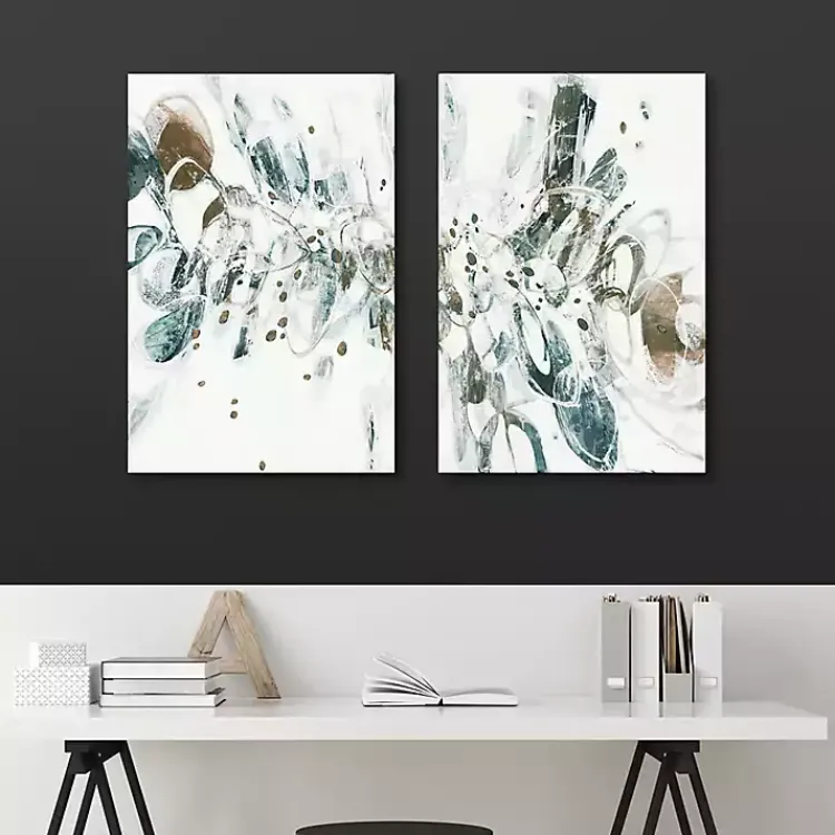 Canvas Art-Kirklands Home Shattered Glass Canvas Art Prints, Set of 2