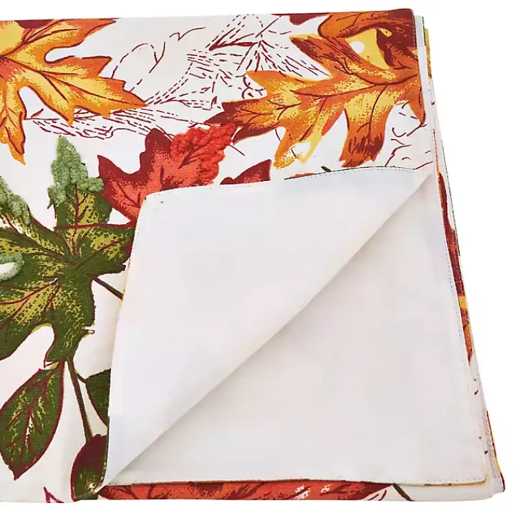 Table Linens-Kirklands Home Autumn Foliage Outline Harvest Table Runner
