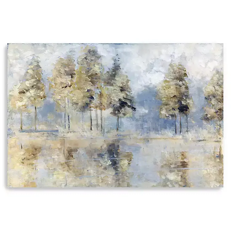 Canvas Art-Kirklands Home Blue Golden Forest Giclee Canvas Art Print