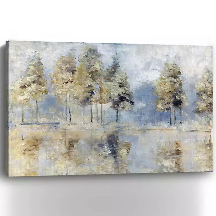 Canvas Art-Kirklands Home Blue Golden Forest Giclee Canvas Art Print
