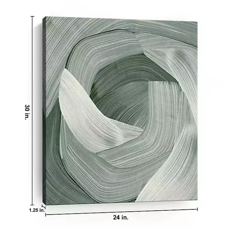 Canvas Art-Kirklands Home Enriched Emerald Canvas Art Print, 24x30 in. Green