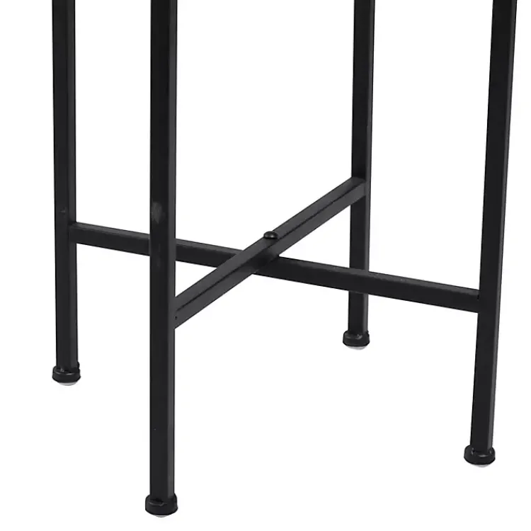 Planters-Kirklands Home Metal Dome Planter with Stand, 46 in. Black