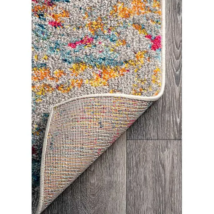 Area Rugs-Kirklands Home color Abstract Pattern Area Rug, 7x10 Multi