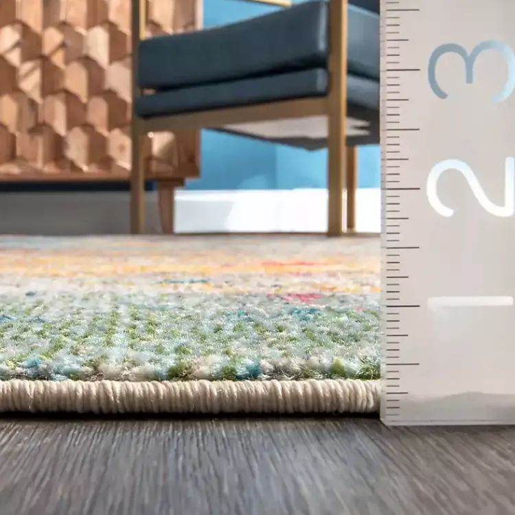 Area Rugs-Kirklands Home color Abstract Pattern Area Rug, 7x10 Multi