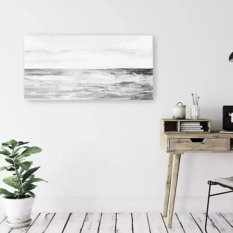 Canvas Art-Kirklands Home By The Soft Beach Canvas Art Print, 60x30 in.