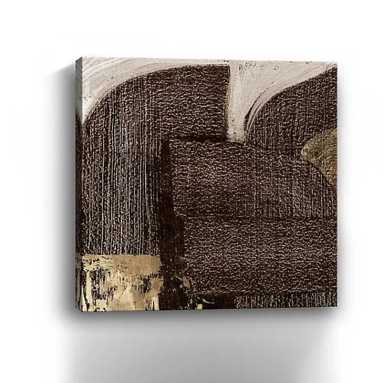 Canvas Art-Kirklands Home to Gold Canvas Art Print, 40x40 in. Brown