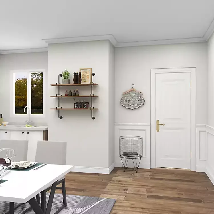 Wall Quotes & Signs-Kirklands Home Metal Laundry Room Wall Plaque Gray