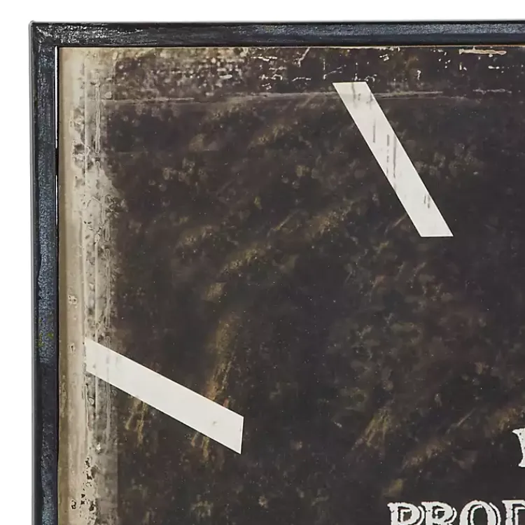 Clocks-Kirklands Home Black Distressed Wood Face Square Clock